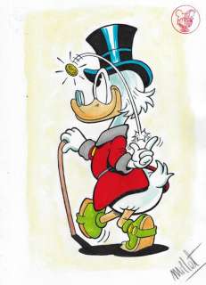 Millet - 1 Original colour drawing - Uncle Scrooge - 2024 | Catawiki