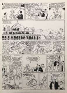 Ache, Jean - 1 Original page - Pat’Apouf détective - L’Oeil de Krishna - 1975 | Catawiki