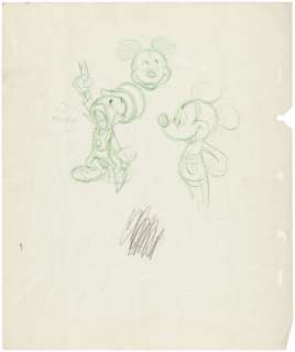 DISNEY ANIMATOR TOM OREB  EXTENSIVE COLLECTION  OF 54 ORIGINAL DRAWINGS. | Hake’s