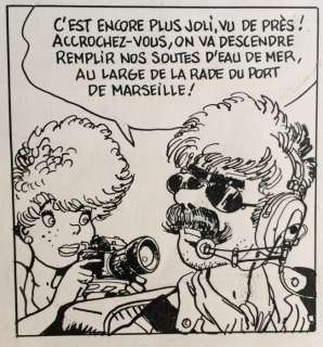 Wasterlain | Original page (p.1) Jeannette pointy  - Le trésor des Calanques "vol. 13  - (1998)" | Catawiki