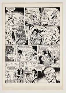 Van Riet, Ron - 1 Original page - Robert en Bertrand 73 - De komeet en het beest - 1987 | Catawiki