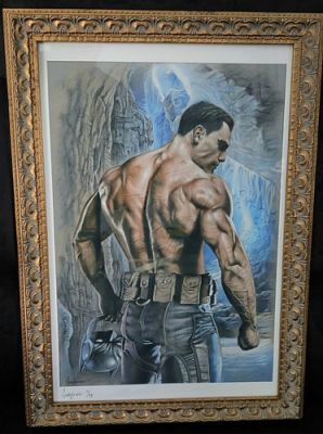 BATMAN SCARS BY VICTOR GARDUNO 11 X 17 ART FRAMED SIGNED LIMITED #11/99 | eBay US (Buy It Now)