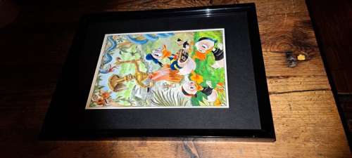 Bas Heymans Original colour drawing - Donald Duck - The golden man | Catawiki