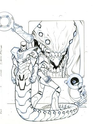 ROM #5 ORIGINAL COVER ART BY DAVID MESSINA | Scott’s Collectables