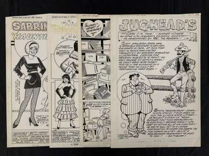Archie Publications Lot of Four Pages. | Weiss Auctions