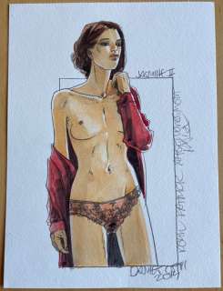 Ceppi, Daniel - 1 Original colour drawing - Jasmine II - 2014 | Catawiki