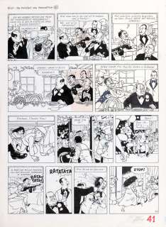 Stallaert | Nino, planche n°41 Ã  l’encre de Chine et au… | Millon