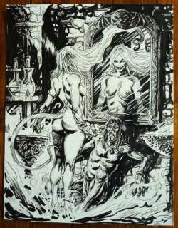 Pontet, Cyril - 1 Original drawing - Succubus - Sellenia la Tentatrice - 2024 | Catawiki