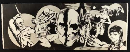 Attilio (Larry) Camarda - 1 Original drawing - Kriminal - Tributo a Magnus | Catawiki