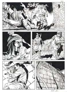 Russo, Fabrizio - 5 Original page - Dampyr Speciale #13 - "La terra delle aquile" - 2017 | Catawiki