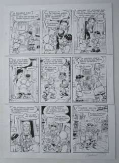 Bosschaert, Jan - 1 Original page - De Geverniste vernepelingskes - Wafels verkopen - Plaat 1 | Catawiki