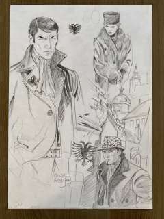 Grenson, Olivier - 1 Original preliminary drawing - Niklos Koda | Catawiki