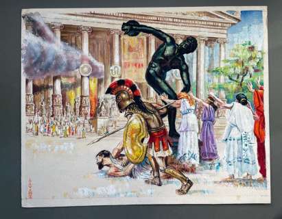 Tadema, Auke Anne - 1 Original colour drawing - De tempel van Artemis in Efeze | Catawiki