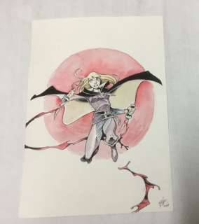 Vergani, Stefano - 1 Original colour drawing - Sangre - 2024 | Catawiki