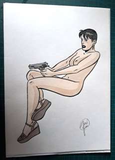 Taymans, André - 1 Original colour drawing - Caroline Baldwin | Catawiki