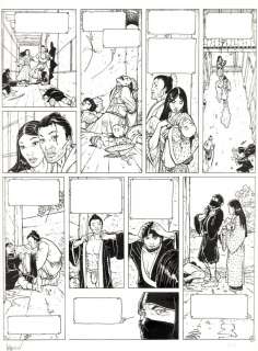Planche originale page 26 Tome 5 Le vent des dieux La balade de Mizu par Philippe ADAMOV