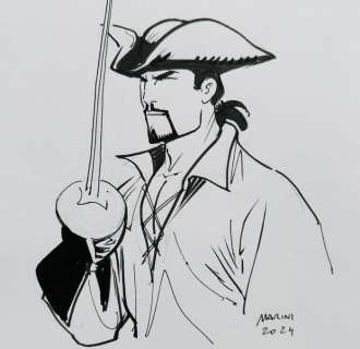 Marini, Enrico - 1 Original drawing - Le Scorpion - 2024 | Catawiki