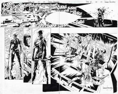 Leandro Fernandez | The Old Guard Force Multiplied Issue 05 Page 22 & 23 | Splash Page