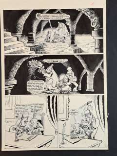 Bonvi (Bonvicini, Franco) - 1 Original page - Nick Carter