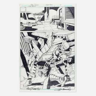Dan Jurgens and George Perez, Green Arrow Vol. 5 #4 Page 19 Original Art (D.C. Comics, 2011) | Landry Pop Auctions