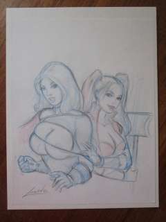 Lorenzo Sperlonga - 1 Original drawing - Histoire de Filles - 2005 | Catawiki