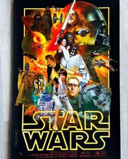 Sanjulian, Manuel - Star Wars Poster: Collector’s Edition (Black) - Hand Signed - 10/15 | Catawiki