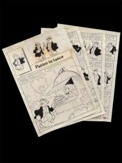 Dossi, Sandro - 4 Original page - Popeye, Wimpy - Braccio di Ferro #163 | Catawiki