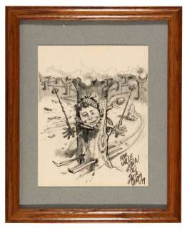 JACK DAVIS ORIGINAL PRELIMINARY COVER ART FOR "MAD" MAGAZINE #212. | Hake’s