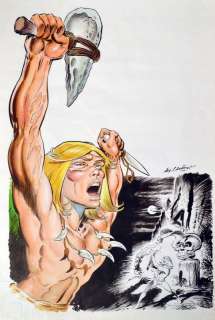 CHERET André  - Rahan  - Couverture de l’album La 3eme vie de Rahan édité chez[...] | Vermot et Associés