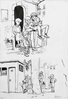 Berlion Olivier | Sales Mioches Travail de recherche pour l’album L’impasse... | Vermot et Associés