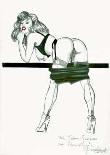 Casotto Giovanna | Jeune femme de dos Mine de plomb et encre de chine... | Vermot et Associés