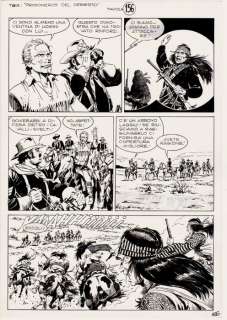 Repetto, Miguel Angel - 1 Original page - Tex - n. 505