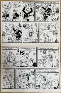 Nys, Jef - 1 Original page - Jommeke - Jommeke album 47 Diamanten in de Zoo - 1971 | Catawiki