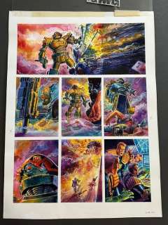 Benet, Manuel - 1 Original colour page - Judge Dredd - Out of Control Destruction! - 1993 | Catawiki