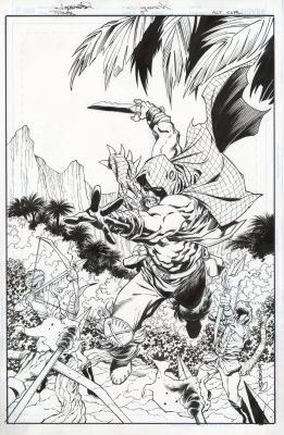 Aaron Lopresti | TUROK #4 Cover (Dynamite) | Aaron Lopresti