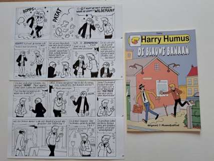 Danny (danny de haes) - 1 Original page - Harry humus - De blauwe banaan - 1990 | Catawiki