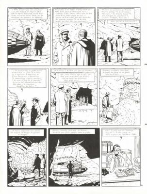 André Juillard | Planche originale n°50 - Signé Olrik - Blake et Mortimer | Daniel Maghen