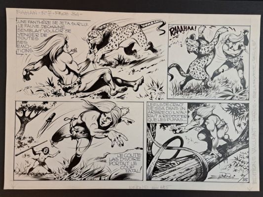 Zamperoni, Guido - 1 Original page - Rahan | Catawiki