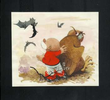 Dulieu, Jean - 1 Original colour drawing - Paulus de Boskabouter - Paulus en Oehoeboeroe bij de vleermuizen - 1965 | Catawiki