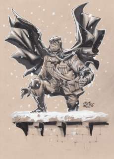 Miguel Ángel Ruiz - 1 Original drawing - Batman - Batmankoff - Red Son - 2020 | Catawiki