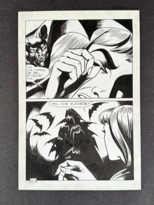 Magnus - 1 Original page - Satanik - #55, Il ritorno di Wurdalak | Catawiki