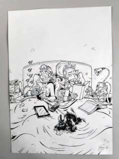 Stédo - 1 Original cover - Boulard - T 8 "En mode couple" - 2021 | Catawiki