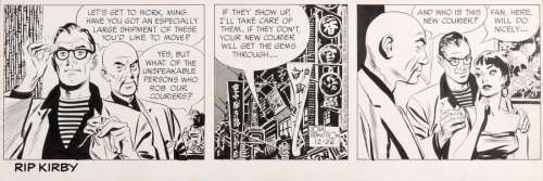 Prentice (John) | Rip Kirby, strip Ã  l’encre de Chine et trames… | Millon