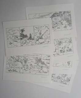 Cromheecke, Luc - 6 Original page - L’île carrément perdue / Het godvrrgeten eiland | Catawiki