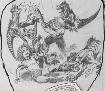 Budd Root | Budd Root Original Published Art, Cavewoman #3 Pg #17, 1St Series , 14 | ComicArtFans Classifieds