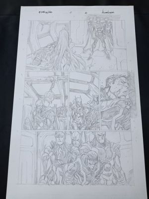 Timms / Poggi - 1 Original drawing - Attilan Rising | Catawiki