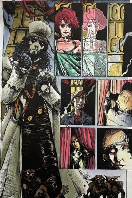 Kalish/Zulli/Gaiman - 1 Original colour page - Alice Cooper - Last Temptation - #1 | Catawiki