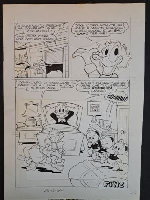 De Vita, Massimo - 1 Original page - Paperinik e il Dramma Ciclico | Catawiki