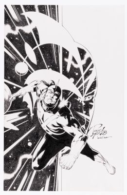 Lot 142 - PHILIP TAN ADAM STRANGE ORIGINAL ART COMMISSION. | Hake’s