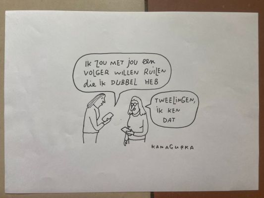 Kamagurka - 1 Original drawing - Volgers | Catawiki